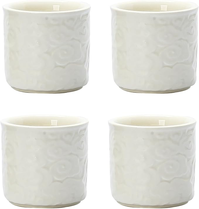 Ceramic Espresso Cups Set of 4-3oz Demitasse Cups by DicmracyCeramiccups