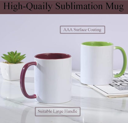 ABBSH Ceramic Sublimation Mugs, Microwave Safe, Dishwasher Safe - Image 6