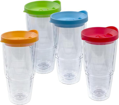 Lily's Home 20 oz 4 pack Insulated Tumbler Cups by LilysHome