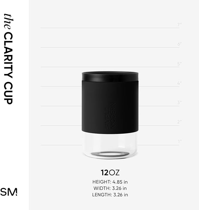 Simple Modern Glass Coffee Mug - Image 5