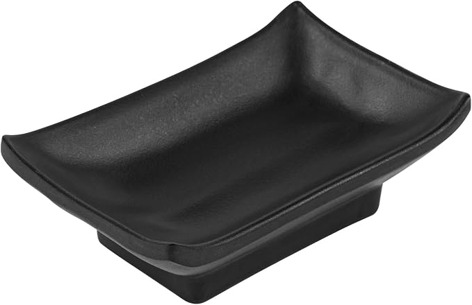 Restaurantware Voga 1 Ounce Soy Sauce Dishes 10 Rectangle Dipping Bowls - Image 2