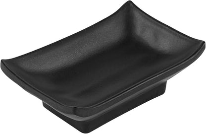 Restaurantware Voga 1 Ounce Soy Sauce Dishes 10 Rectangle Dipping Bowls - Image 2
