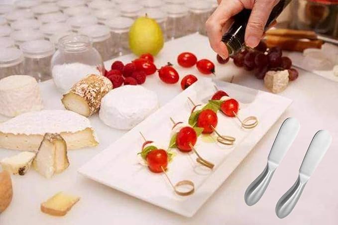 4 Pcs Stainless Steel Cheese and Butter Spreader Knives Set | Charcuterie - Image 6