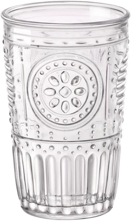 Bormioli Rocco Romantic Set Of 6 Tumbler Glasses, 11.5 Oz. Clear Crystal Glass - Image 4