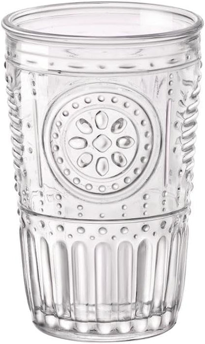 Bormioli Rocco Romantic Set Of 6 Tumbler Glasses, 11.5 Oz. Clear Crystal Glass - Image 4