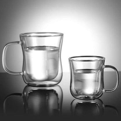 ecooe Espresso Cups 4 Oz Double Walled Glasses Coffee Mugs Set of 2, Insulated - Image 5