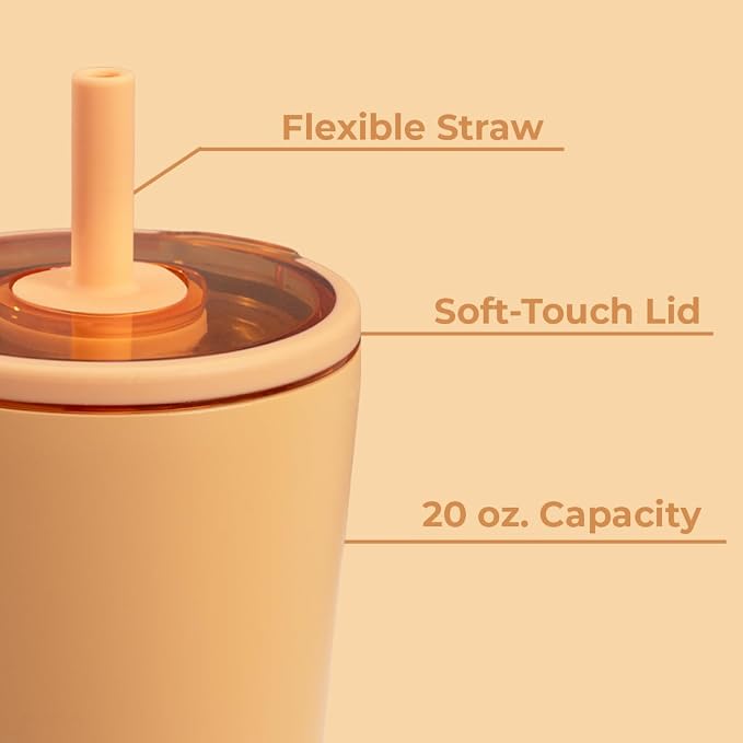 HydroJug Everyday Tumbler 20 oz, Ceramic-Lined Straw Cup - Image 4