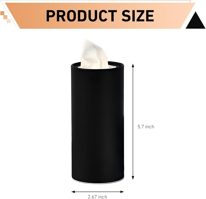 4 PCS Car Tissue Holder, Car Cup Holder Convenient Travel Tissue Tube, - Image 2