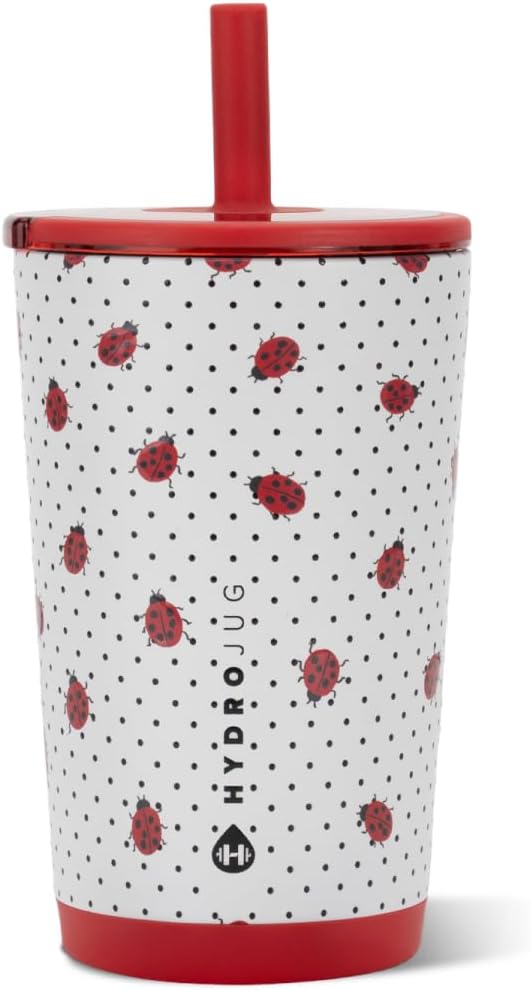 HydroJug Everyday Tumbler 14 oz, Ceramic-Lined Straw Cup by Hydrojug