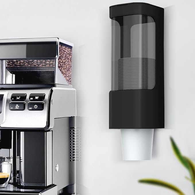Cup Dispenser, Wall Mount Water Cooler Cups Holder Fit 3-5oz Cup | Fit Paper & - Image 7