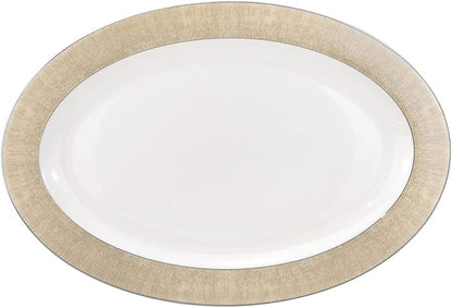 Euro Porcelain 57-pc Banquet Dinnerware Set, Luxury Tableware Dining Service for 8