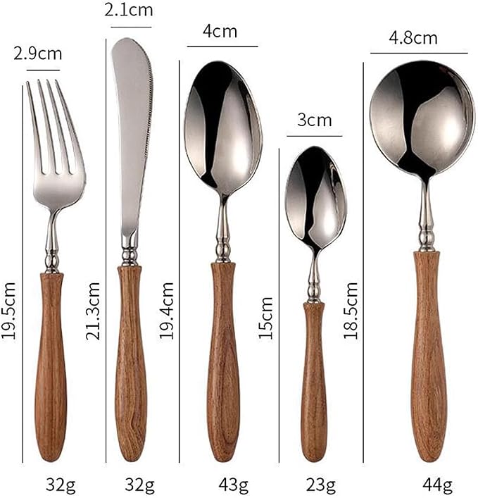 30 Piece Silverware Set Service - Image 5