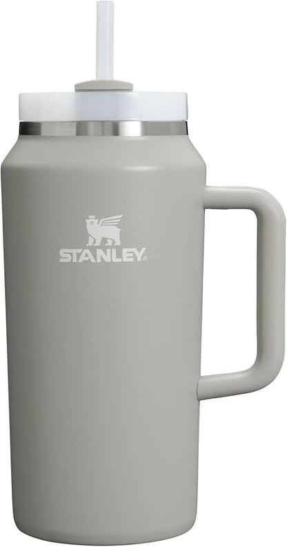 STANLEY Quencher H2.0 Flow State Tumbler, 64 oz, Ash | Handle and Straw | by Unknown