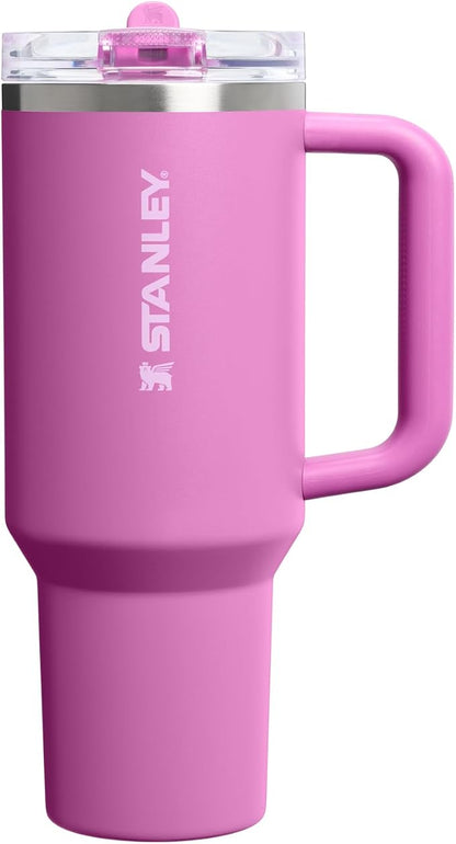 STANLEY Quencher ProTour Flipstraw Tumbler, 40 oz, Dark Blossom | Built-In by Unknown