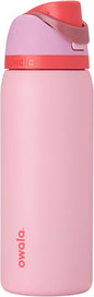 Owala FreeSip Stainless Steel Water Bottle 32 oz Angel Food Cake by Unknown