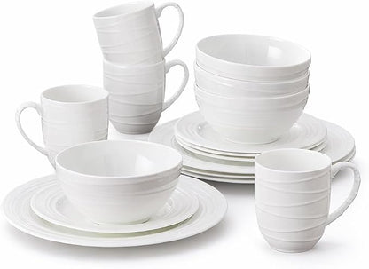 16 Piece Bone China Dinnerware Sets by PacificaOverseasLLC