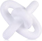 XMGZQ White Knot Decor for Coffee Table Book,Chain Link Decor for Bookshelf Entry Table TV Stand,Minimalist Knot Sculpture for Home Living Room,Object Decoracions para sala,adornos para sala Modernos