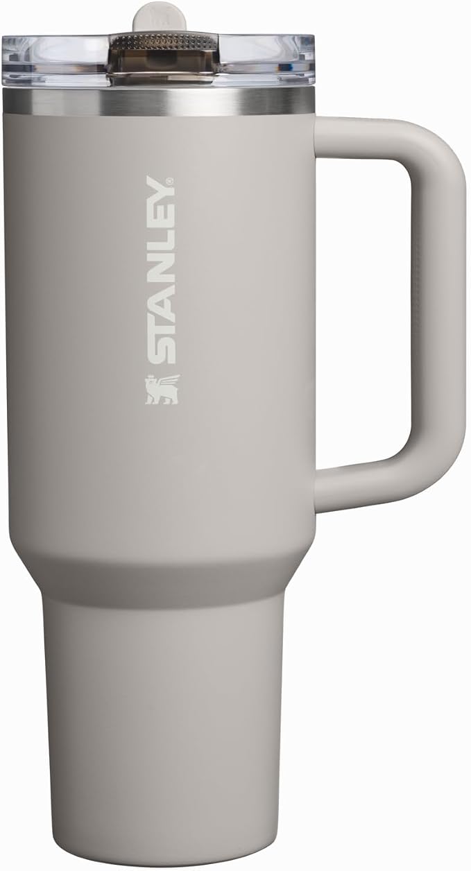 STANLEY Quencher ProTour Flipstraw Tumbler, 40 oz, Ash | Built-In Straw & by Unknown