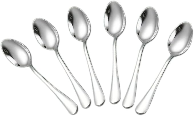 Demitasse Espresso Spoons, 5.5 Inches Stainless Steel Small Spoons by Wesdxc56