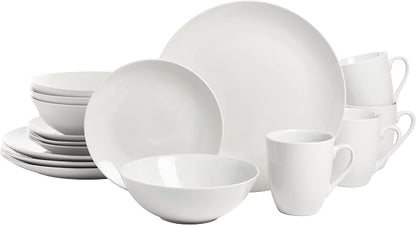 10 Strawberry Street Simply Coupe 16 Piece Dinnerware Set by 10StrawberryStreet