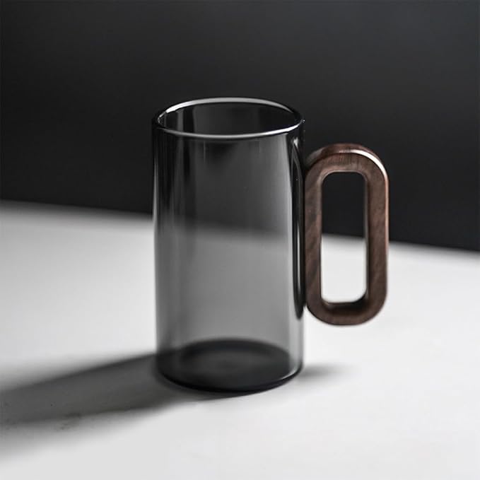 12OZ Borosilicate Glass Coffee Mug by Unknown