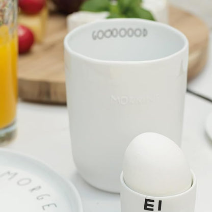 Räder Bonjour Porcelain Handleless Mug - Image 2