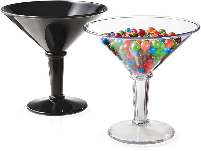 G.E.T. SW-1419-BK Shatterproof Jumbo Martini Cocktail Glass, 48 Ounce, - Image 6