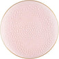 PARTY BARGAINS 13-Inch Charger Plates - 48 Pack, Hammered Pink Gold Rim, Heavy-Duty Disposable Chargers for Elegant Dining - Ideal for Weddings and Formal Events