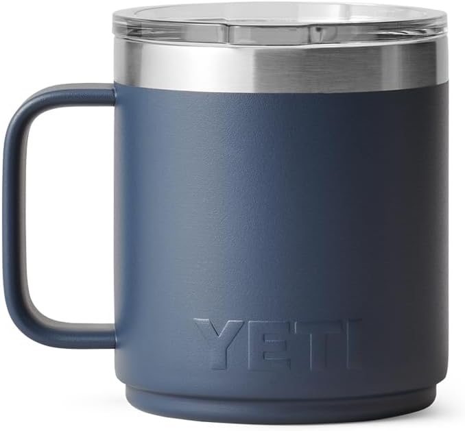 YETI Rambler 10 oz Ceramic Lined Stackable Mug, Vacuum Insulated, Stainless - Image 8