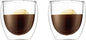 Bodum 8oz Pavina Double Wall Glasses, High Heat Borosilicate Glass by Bodum