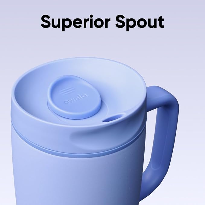 Owala SmoothSip Slider Stainless Steel Insulated Travel Mug - Image 4