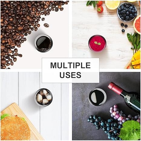 75mL Stainless Steel Espresso Cups - Image 5