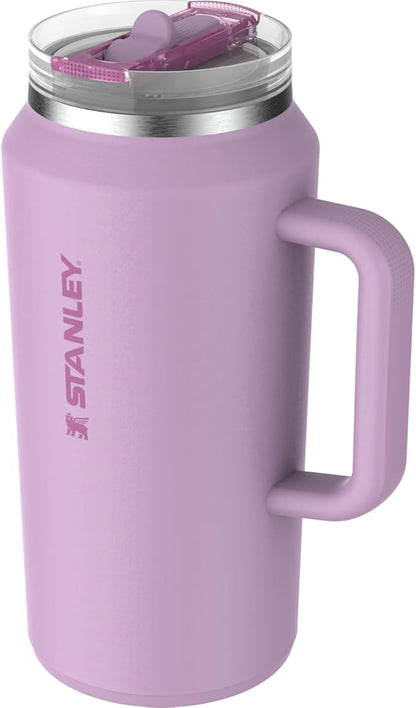 STANLEY Quencher ProTour Flipstraw Tumbler, 64 oz, Soft Orchid | Built-In Straw - Image 2