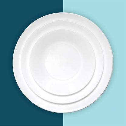 Corelle Vitrelle 6.75" Salad Appetizer Plate Set, Triple Layer Glass and Chip - Image 4
