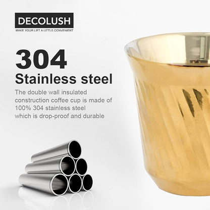 75mL Stainless Steel Espresso Cups - Image 4