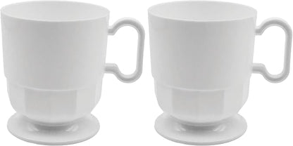 Party Essentials 8-Ounce Hard Plastic Coffee Cup/Tea Mug by PartyEssentials