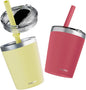 CUPKIN Eco Kids Tumbler Cup, The Original 8 oz Stackable Stainless Steel Metal by CUPKIN