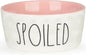 27OZ Ceramic Dog Bowl - 6 Inch Small Food Water Bowl, Heavy Duty Non-Slip Dog Dish for Medium Dogs, Food Grade Porcelain Pet Feeder Bowls, Microwave & Dishwasher Safe, Pink