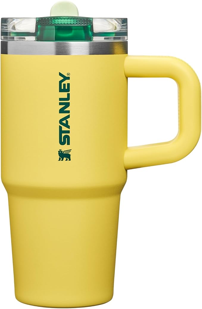 STANLEY Quencher ProTour Flipstraw Tumbler, 14 oz, Daffodil Emerald | Built-In by Unknown