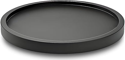 14" Black Bamboo Lazy Susan Organizer Kitchen Turntable for Cabinet Pantry Table Organization