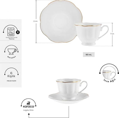 KARACA Çan Turkish Small Coffee Cup Set - Image 7