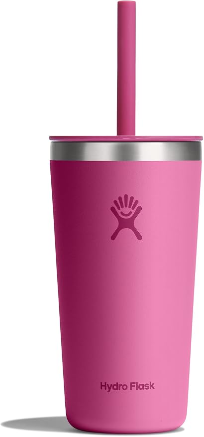 Hydro Flask All Around Tumbler Straw Lid, Insulated Travel Mug, Stainless Steel by Unknown