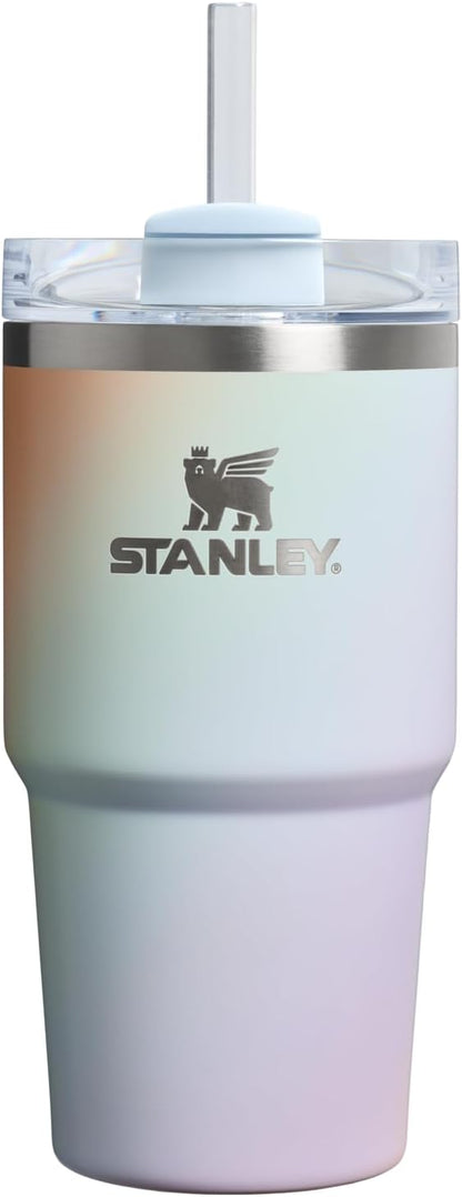 STANLEY Quencher H2.0 Flow State Tumbler, 20 oz, Sunrise Spiral | Handle and by Unknown