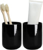 Gaolinci 2 Pcs Simple Solid Color Ceramic Mouthwash Cups, Bathroom Brushing Cup by Gaolinci
