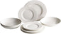 Villeroy & Boch Manufacture Rock Blanc 12-Piece Dinnerware Set, Service for 4, Dinner Plates, Salad Plates & Pasta Bowls, Premium Porcelain, Made in Germany, Matte White