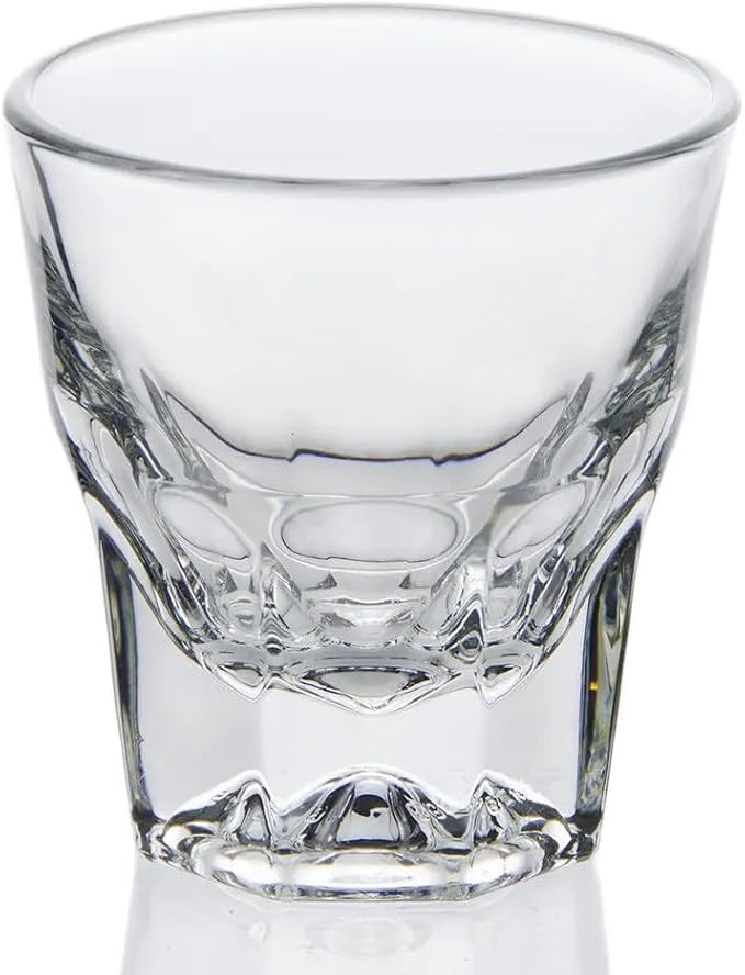 Necessia Premium Cortado Glasses 4.5oz – Set of 2, Heat-Treated Tempered Glass by Necessia