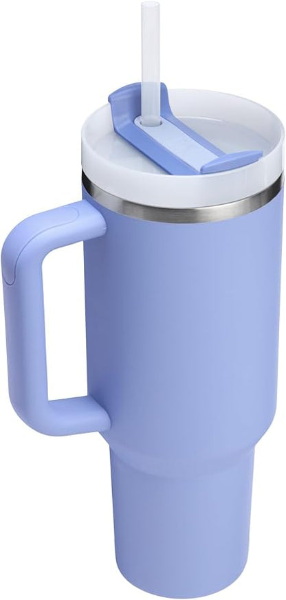 STANLEY Quencher H2.0 Flow State Tumbler, 40 oz, Hydrangea | Handle and Straw | - Image 3