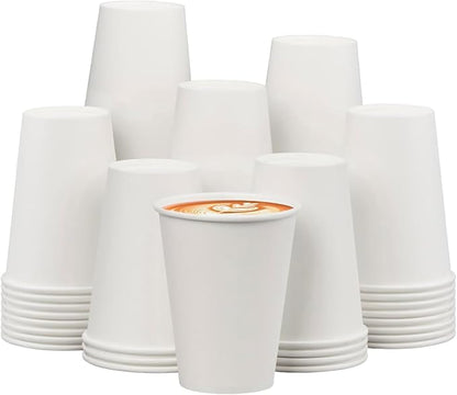 Disposable Paper Coffee Cups 12 oz 500 Pack, Suitable by ECOEXTRA