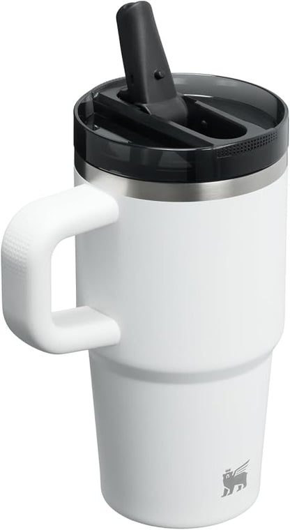 STANLEY Quencher ProTour Flipstraw Tumbler, 20 oz, Chalk | Built-In Straw & - Image 3