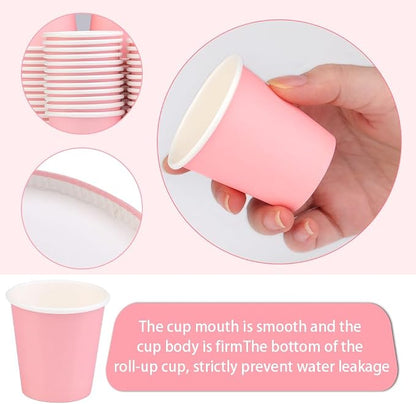 3 oz 100 Pack Small Paper Cups, Mouthwash Cups Bathroom Cups | Espresso Mini - Image 3